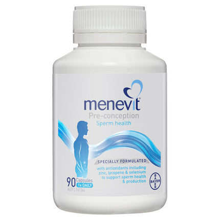 Menevit Pre-Conception Sperm Health Capsules 90 pack
