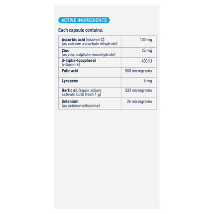 Menevit Pre-Conception Sperm Health Capsules 90 pack