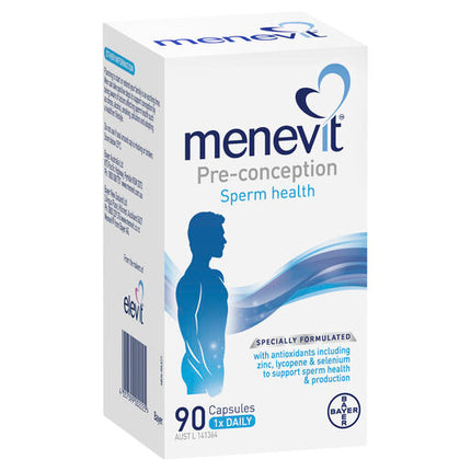 Menevit Pre-Conception Sperm Health Capsules 90 pack