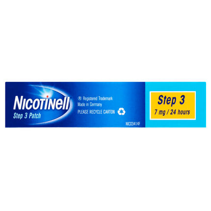 Nicotinell Patches 7mg Step 3 7 Pack