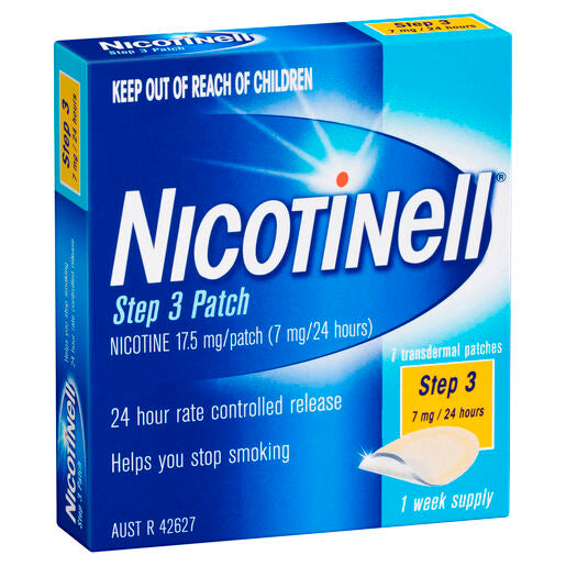 Nicotinell Patches 7mg Step 3 7 Pack