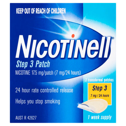 Nicotinell Patches 7mg Step 3 7 Pack