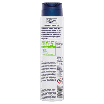 Nivea Deodorant Aerosol Men Sensitive Prot 250mL