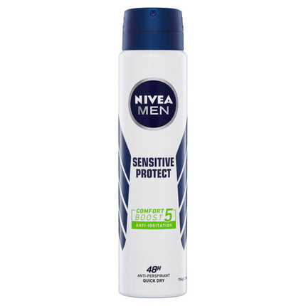 Nivea Deodorant Aerosol Men Sensitive Prot 250mL