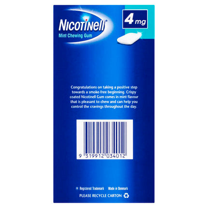 Nicotinell Gum Mint 4mg 96 Pack