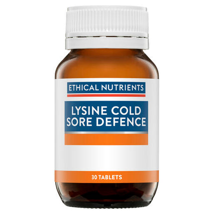 Ethical Nutrients Lysine Viral Cold Sore Defence 30 Tablets