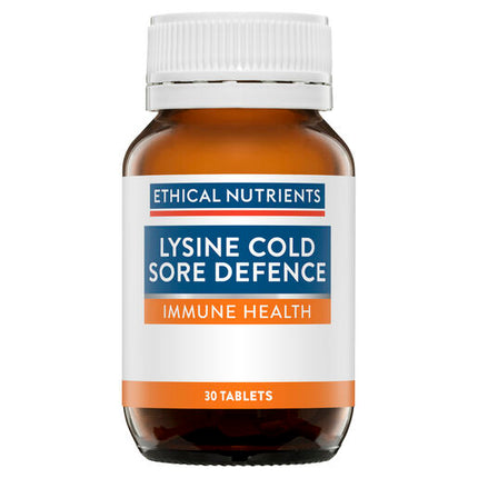 Ethical Nutrients Lysine Viral Cold Sore Defence 30 Tablets