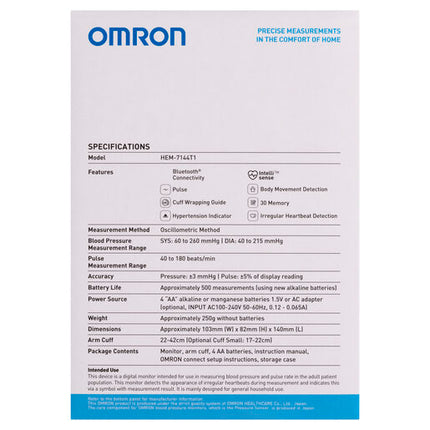 Omron Standard Blood Pressure Monitor HEM7144T1