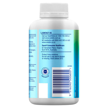 Ostelin Calcium & Vitamin D3 250 Tablets
