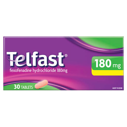 Telfast 180mg 30 Tablets