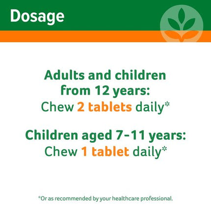 Cenovis Sugarless C 500mg Orange Flavour Value Pack 300 Chewable Tablets