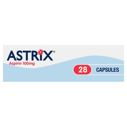 Astrix Aspirin 100mg 28 Capsules