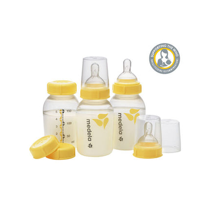 Medela Breastmilk Slow Flow Bottle 150ml with Teat 3 Pack