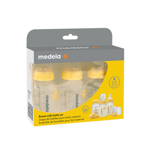 Medela Breastmilk Slow Flow Bottle 150ml with Teat 3 Pack
