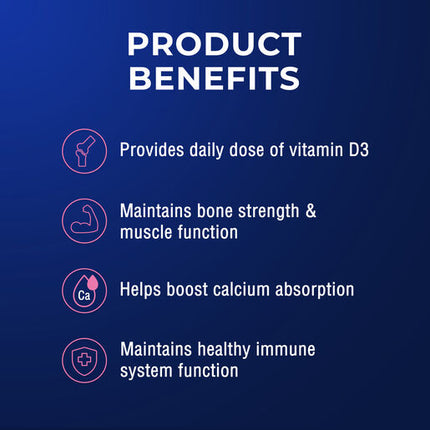 Ostelin Vitamin D3 1000IU 60 Capsules
