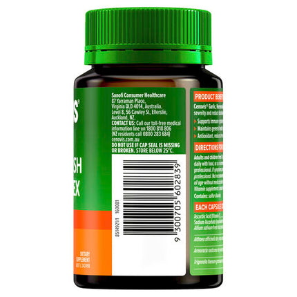 Cenovis Garlic, Horseradish + C Complex 120 Capsules
