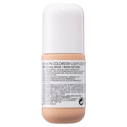Revlon ColorStay Light Cover Foundation 220 Natural Beige