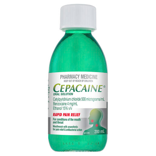 Cepacaine Oral Solution 200mL