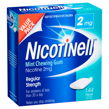 Nicotinell Gum Mint 2mg 144 Pack