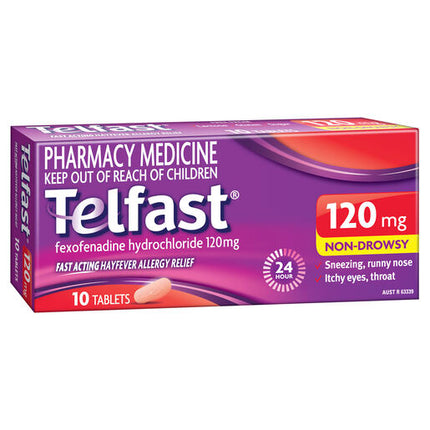 Telfast 120mg 10 Tablets