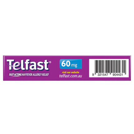 Telfast 60mg 20 Tablets