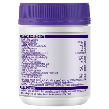 Henry Blooms Magnesium + Sleep 60 Tablets
