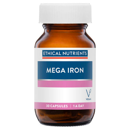 Ethical Nutrients Megazorb Mega Iron With Activated B's 30 Caps
