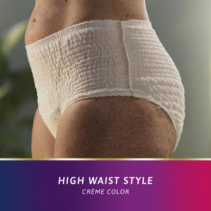 Tena Discreet High Waist Underwear Creme Super Large 8 Pack