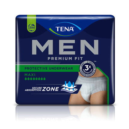 Tena Men Discreet Protection Protective Underwear Level 4 Maxi 8 Pack