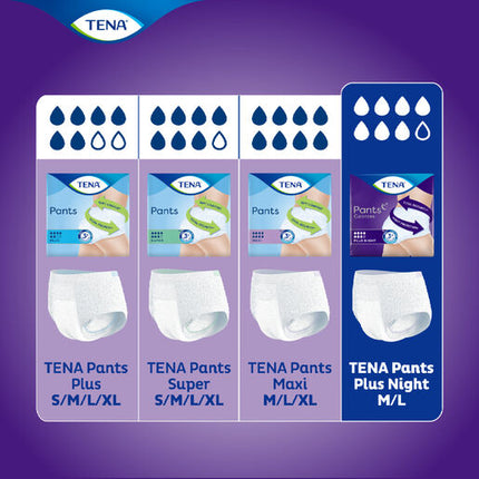 Tena Pants Night Large 12 Pack