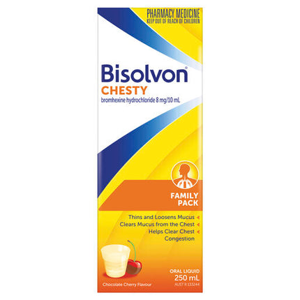 Bisolvon Chesty Cough Liquid 250mL