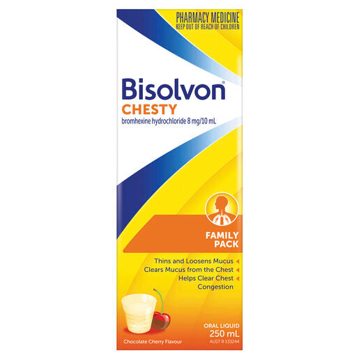 Bisolvon Chesty Cough Liquid 250mL
