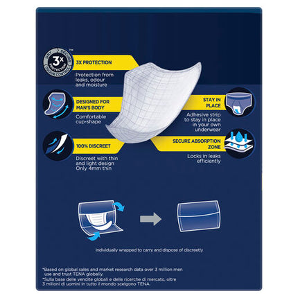 Tena Men Absorbent Protector Level 2 Medium 10 Pack