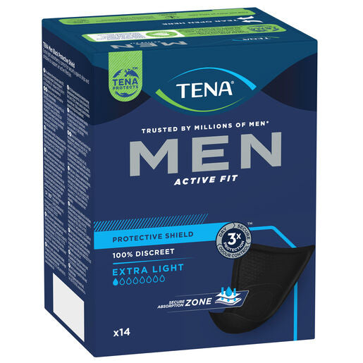 Tena Men Protective Shield Extra Light 14 Pack