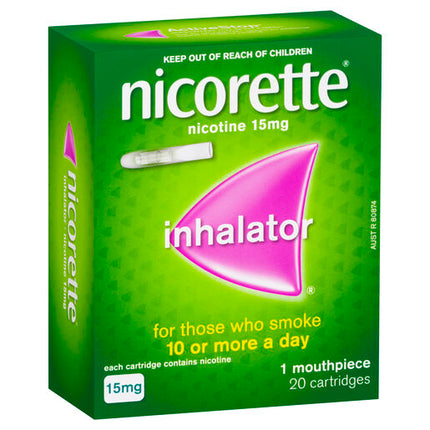 Nicorette Quit Smoking Nicotine Inhalator 20 Pack