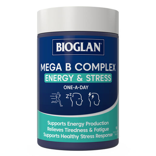 Bioglan Mega B Complex Energy & Stress 90 Tablets
