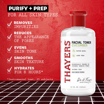 Thayers Cucumber Aloe Witch Hazel Toner Alcohol-Free 355mL