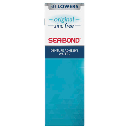 Sea Bond Denture Adhesive Lowers 30 Pack