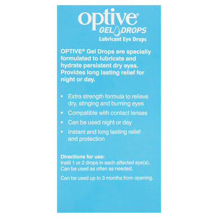 Optive Gel Eye Drops 10mL