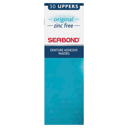 Sea Bond Denture Adhesive Uppers 30 Pack