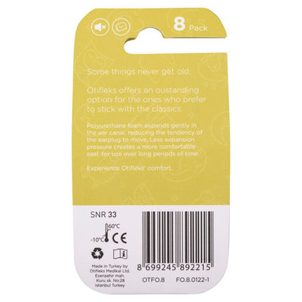 Otifleks Super Soft Foam Earplugs 8 Pack