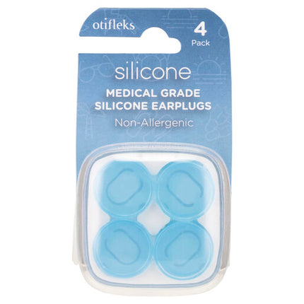 Otifleks Silicone Earplugs 4 Pack
