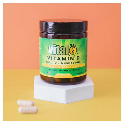 Vital Vegan Vitamin D Vegecaps 60 Capsules