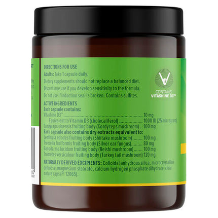 Vital Vegan Vitamin D Vegecaps 60 Capsules