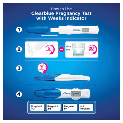 Clearblue Pregnancy Test Triple Check + Date 3 Tests
