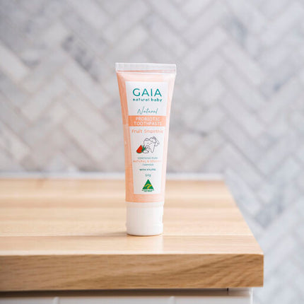 Gaia Natural Baby Probiotic Toothpaste Fruit Smoothie 50g