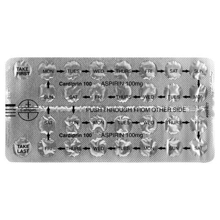 Cardiprin 100mg 180 Tablets