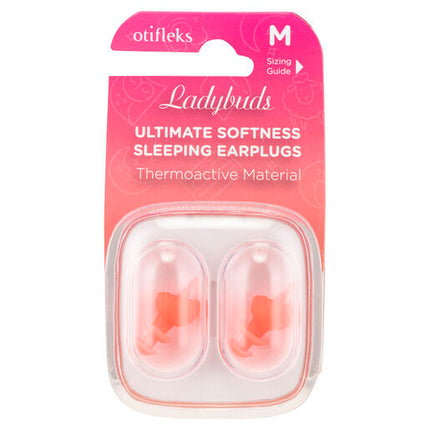 Otifleks Ladybuds Sleeping Earplugs Medium 1 Pair
