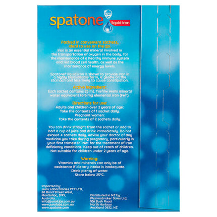 Spatone Liquid Iron Supplement 28 Sachets