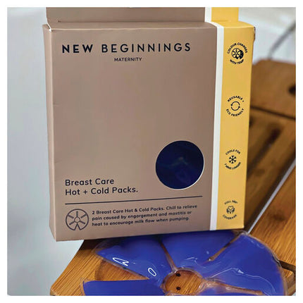 New Beginnings Breast Care Hot & Cold Pads 2 Pack